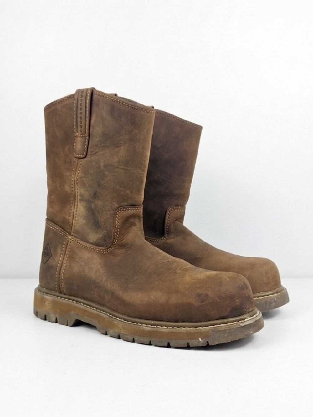 Muck Boot Wellie Classic Brown Leather Men's Boots‎ Size 9